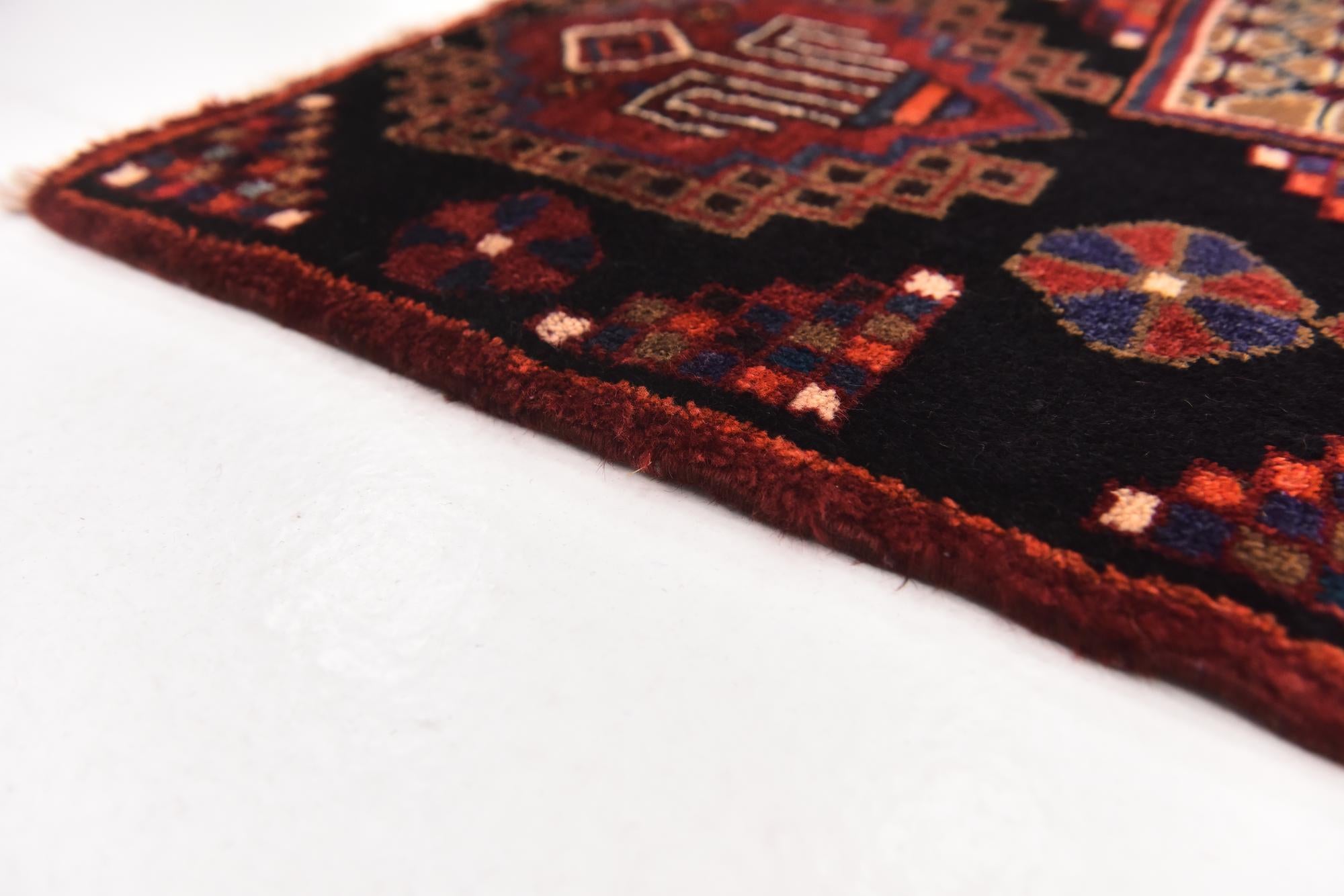 5' x 10' 3 Hand Knotted Koliaei Persian Wool Runner Rug
