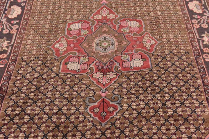 5' x 10' 3 Hand Knotted Koliaei Persian Wool Runner Rug