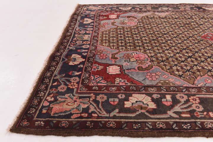 5' x 10' 3 Hand Knotted Koliaei Persian Wool Runner Rug