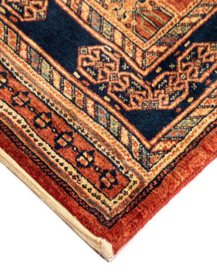 Detail image of 2' 10 x 9' 11 Luribaft Wool Runner Rug