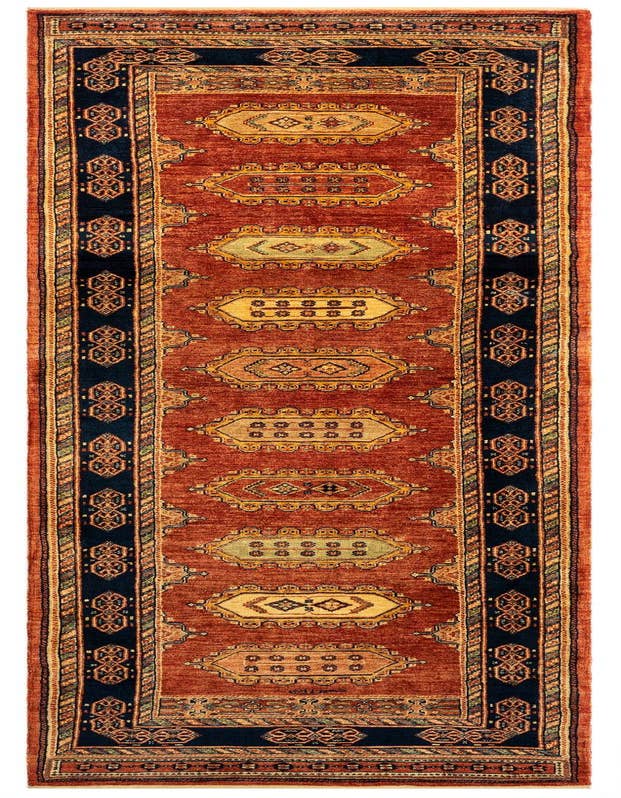 Detail image of 2' 10 x 9' 11 Luribaft Wool Runner Rug