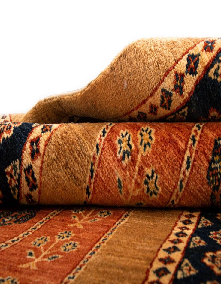 Detail image of 2' 8 x 6' 10 Luribaft Wool Runner Rug