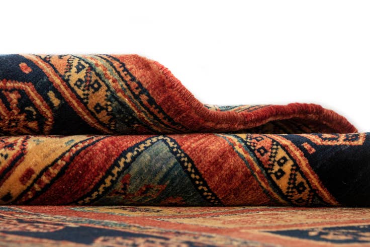 Detail image of 2' 9 x 6' 11 Luribaft Wool Runner Rug