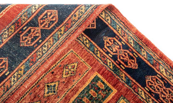 2' 9 x 6' 11 Luribaft Wool Runner Rug