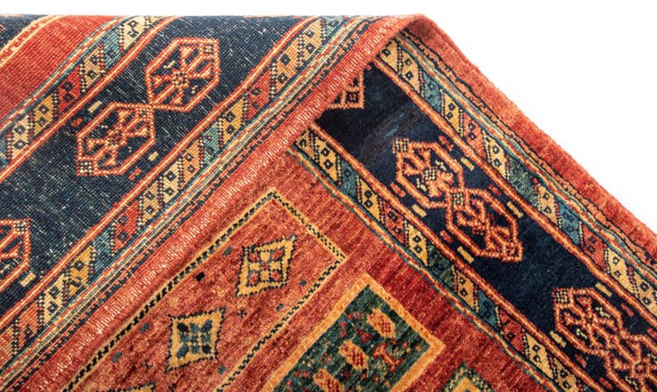 Detail image of 2' 9 x 6' 11 Luribaft Wool Runner Rug