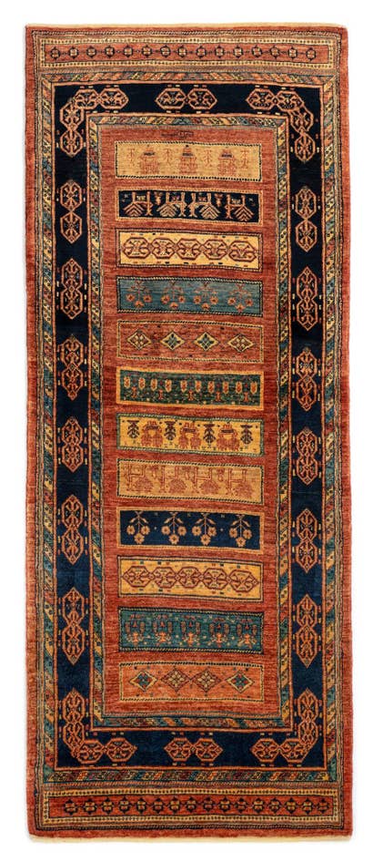 Detail image of 2' 9 x 6' 11 Luribaft Wool Runner Rug