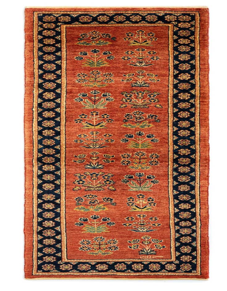 Detail image of 2' 3 x 6' 4 Luribaft Wool Runner Rug