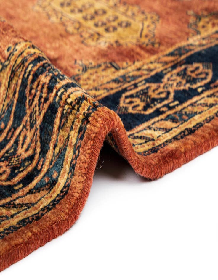 Detail image of 2' 8 x 9' 11 Luribaft Wool Runner Rug