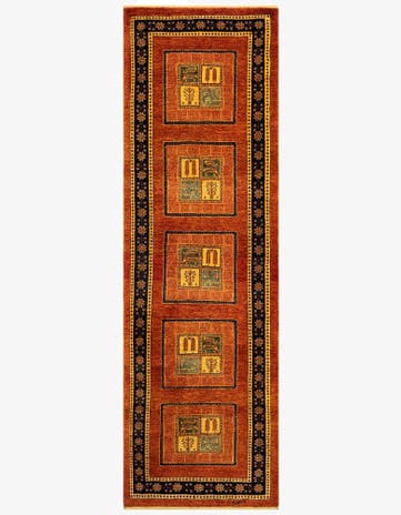 3' 1 x 9' 9 Luribaft Wool Runner Rug