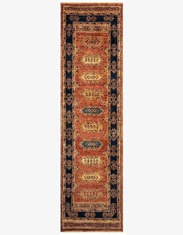 2' 8 x 9' 11 Luribaft Wool Runner Rug