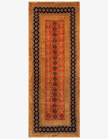 2' 8 x 6' 10 Luribaft Wool Runner Rug