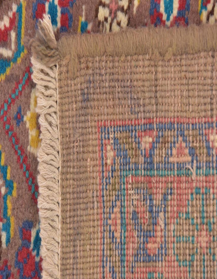 Detail image of 4' 4 x 10'  Hand Knotted Mahal Persian Wool Runner Rug