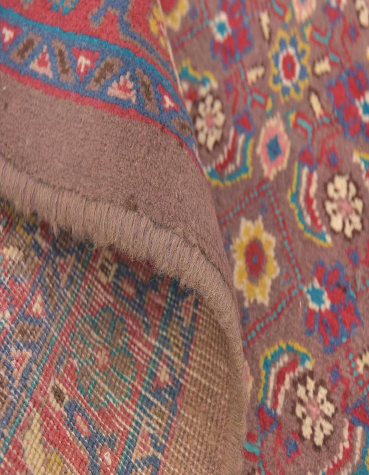 Detail image of 4' 4 x 10'  Hand Knotted Mahal Persian Wool Runner Rug