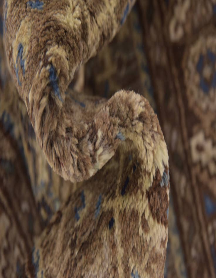 Detail image of 3' 6 x 10' 5 Hand Knotted Malayer Persian Wool Runner Rug