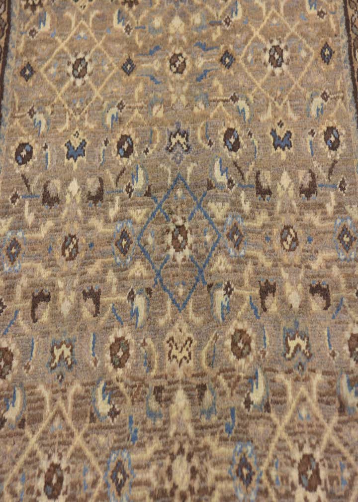 3' 6 x 10' 5 Hand Knotted Malayer Persian Wool Runner Rug