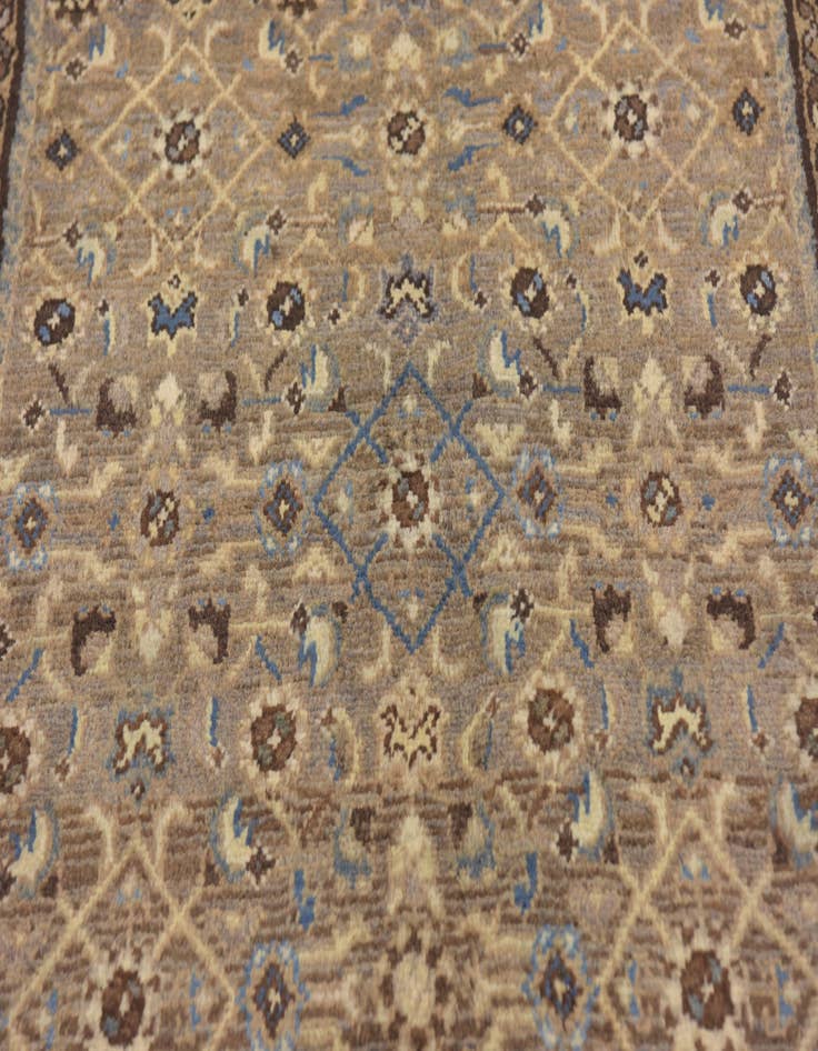 Detail image of 3' 6 x 10' 5 Hand Knotted Malayer Persian Wool Runner Rug