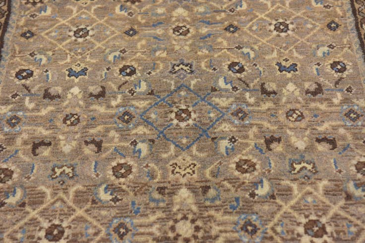 Detail image of 3' 6 x 10' 5 Hand Knotted Malayer Persian Wool Runner Rug