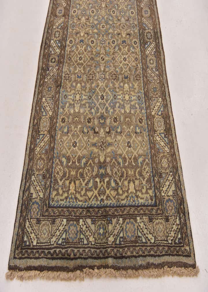 3' 6 x 10' 5 Hand Knotted Malayer Persian Wool Runner Rug