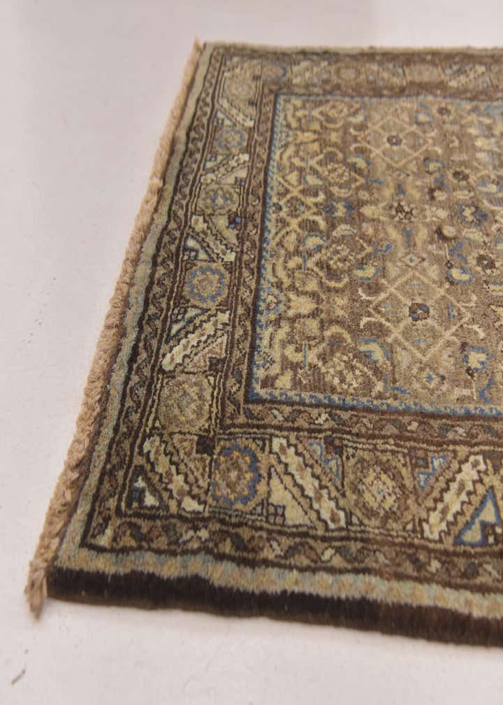3' 6 x 10' 5 Hand Knotted Malayer Persian Wool Runner Rug