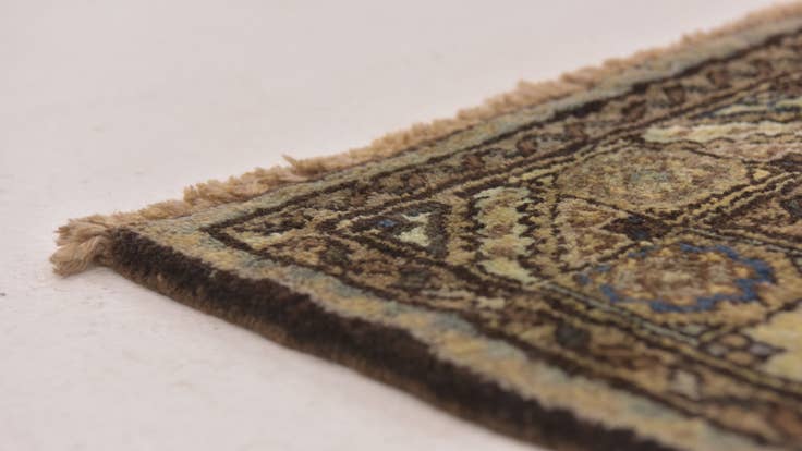 Detail image of 3' 6 x 10' 5 Hand Knotted Malayer Persian Wool Runner Rug