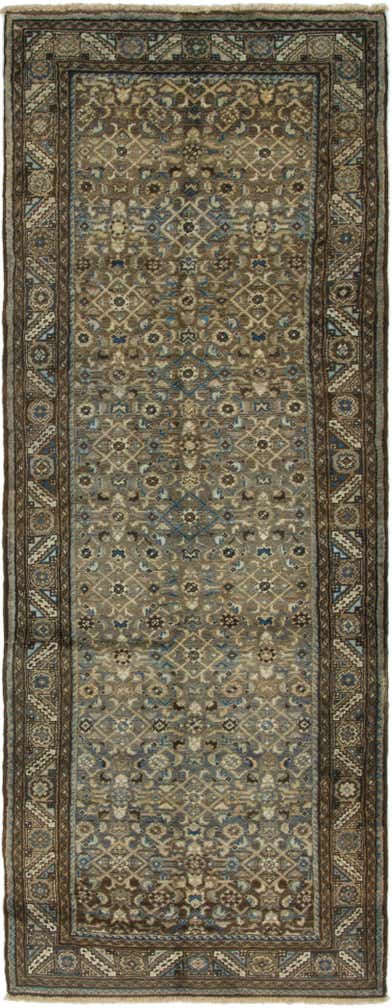 3' 6 x 10' 5 Hand Knotted Malayer Persian Wool Runner Rug