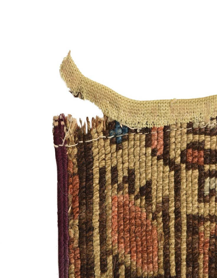 Detail image of 3' 3 x 7'  Hand Knotted Malayer Persian Wool Runner Rug