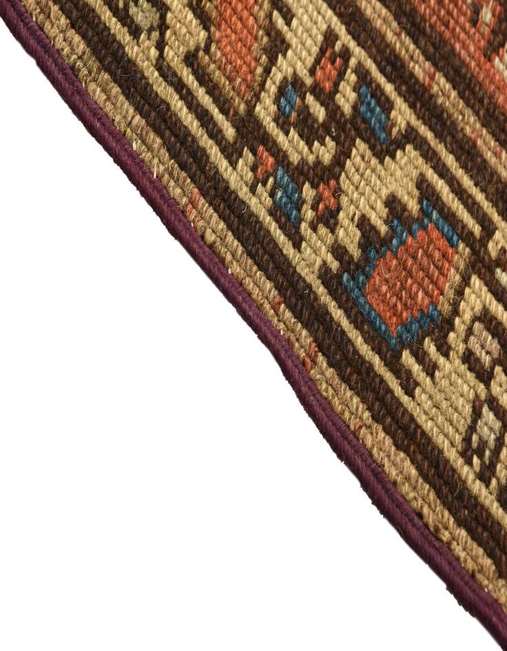 Detail image of 3' 3 x 7'  Hand Knotted Malayer Persian Wool Runner Rug