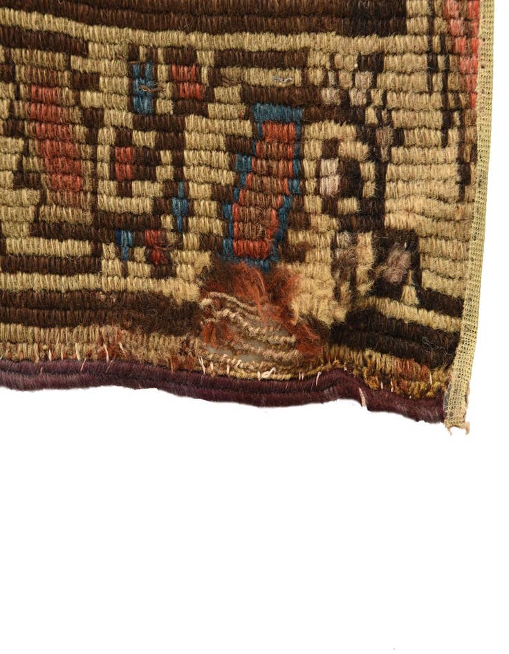 Detail image of 3' 3 x 7'  Hand Knotted Malayer Persian Wool Runner Rug