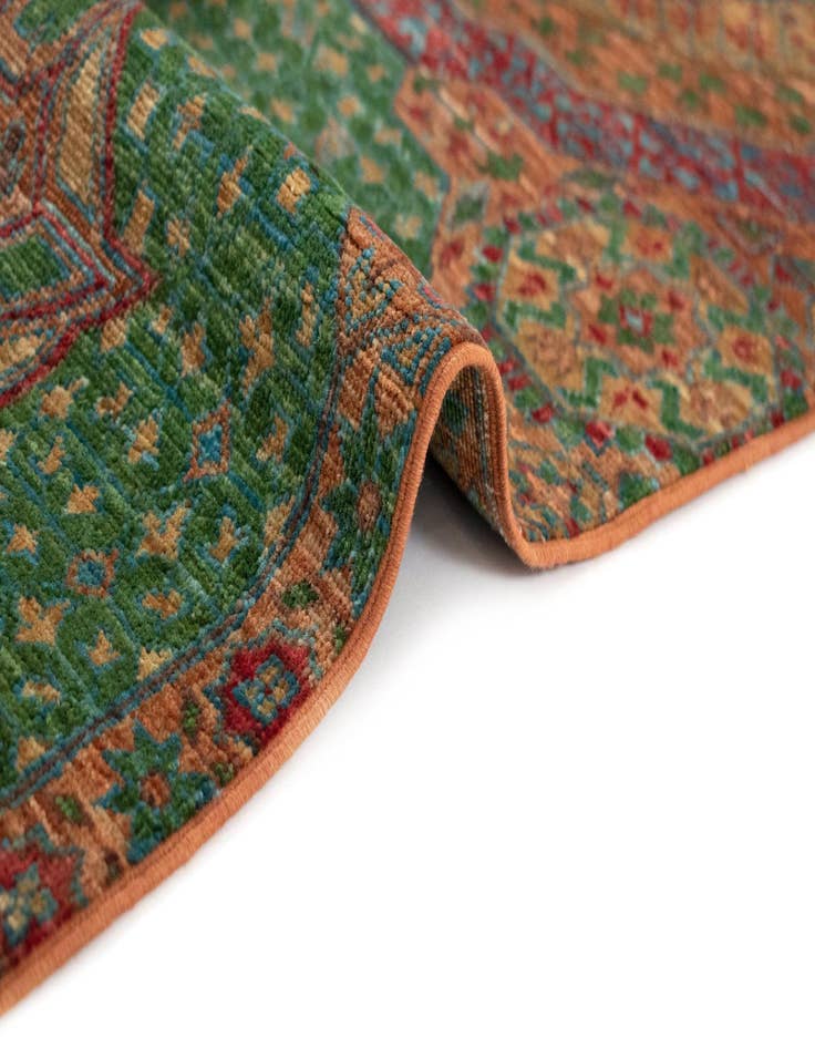 Detail image of 2' 6 x 10' 6 Mamluk Wool Runner Rug