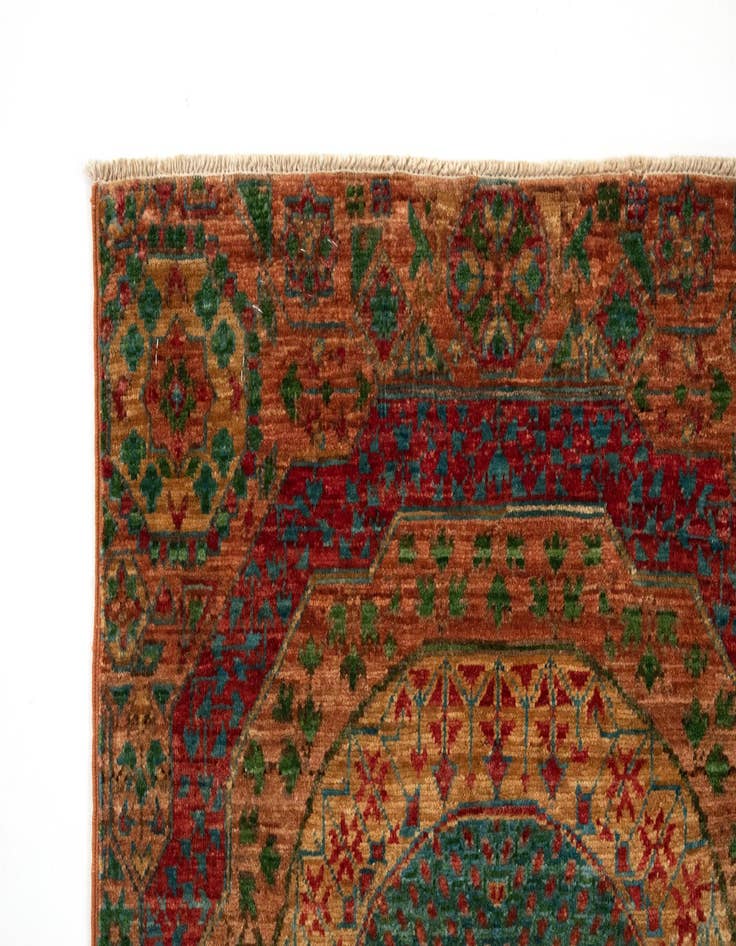 Detail image of 2' 6 x 10' 6 Mamluk Wool Runner Rug