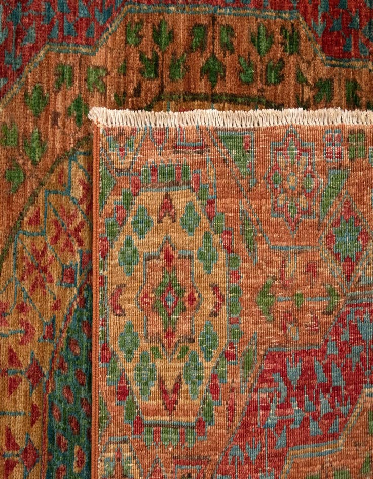Detail image of 2' 6 x 10' 6 Mamluk Wool Runner Rug