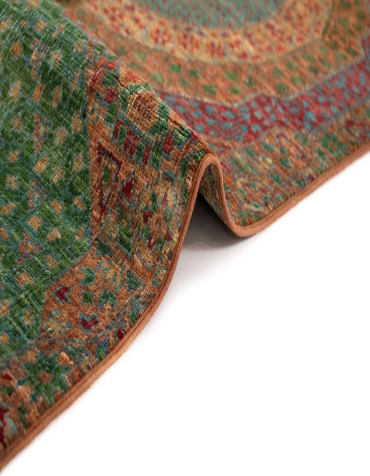 Detail image of 2' 6 x 11' Mamluk Wool Runner Rug