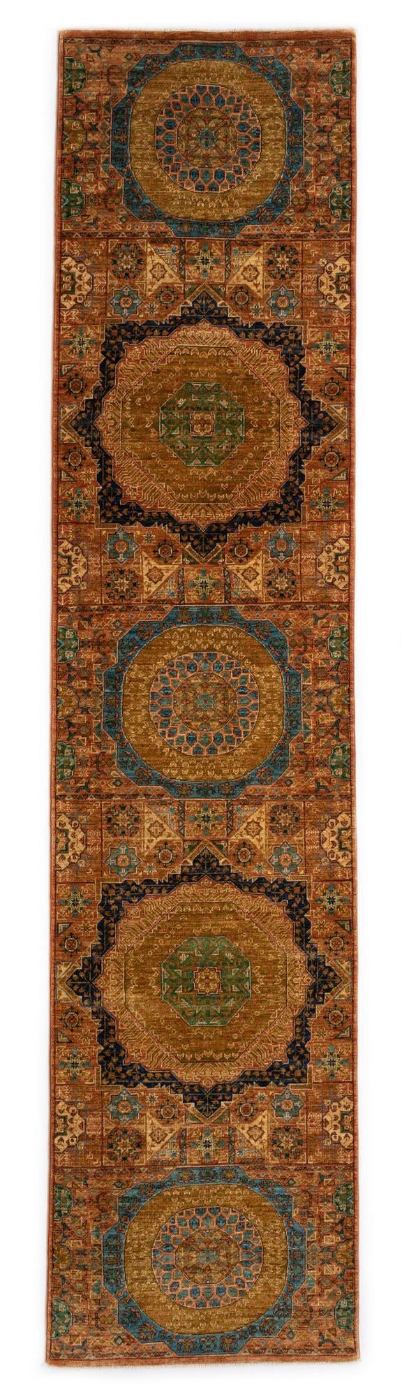 2' 7 x 11' 4 Mamluk Wool Runner Rug