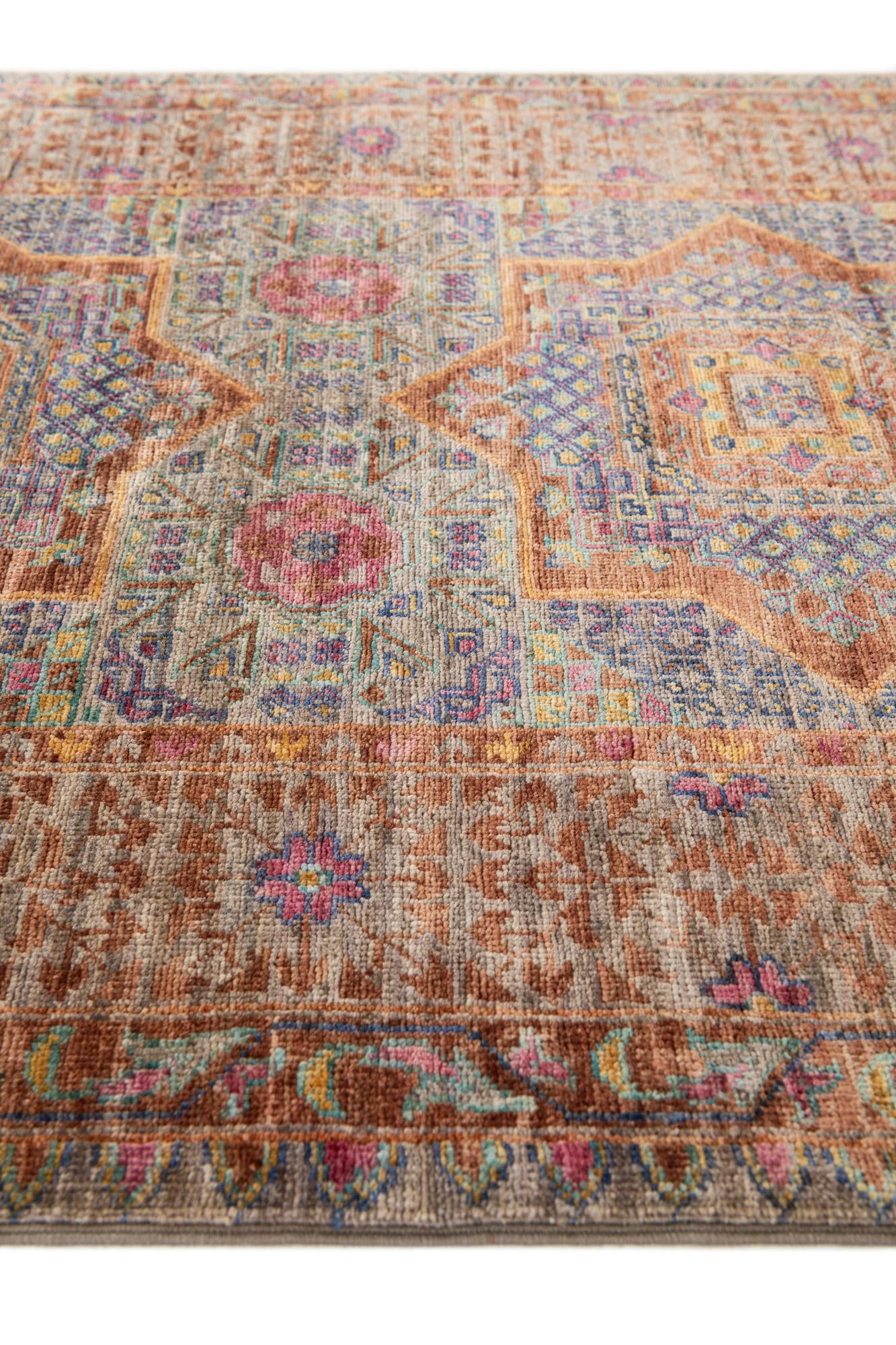 2' 7 x 12' 10 Mamluk Wool Runner Rug