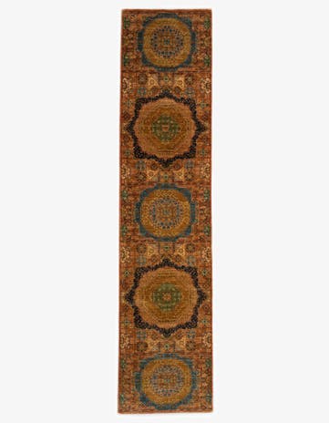 2' 7 x 11' 4 Mamluk Wool Runner Rug