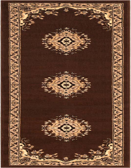 Detail image of 2' x 8' 2 Mashad Design Runner Rug