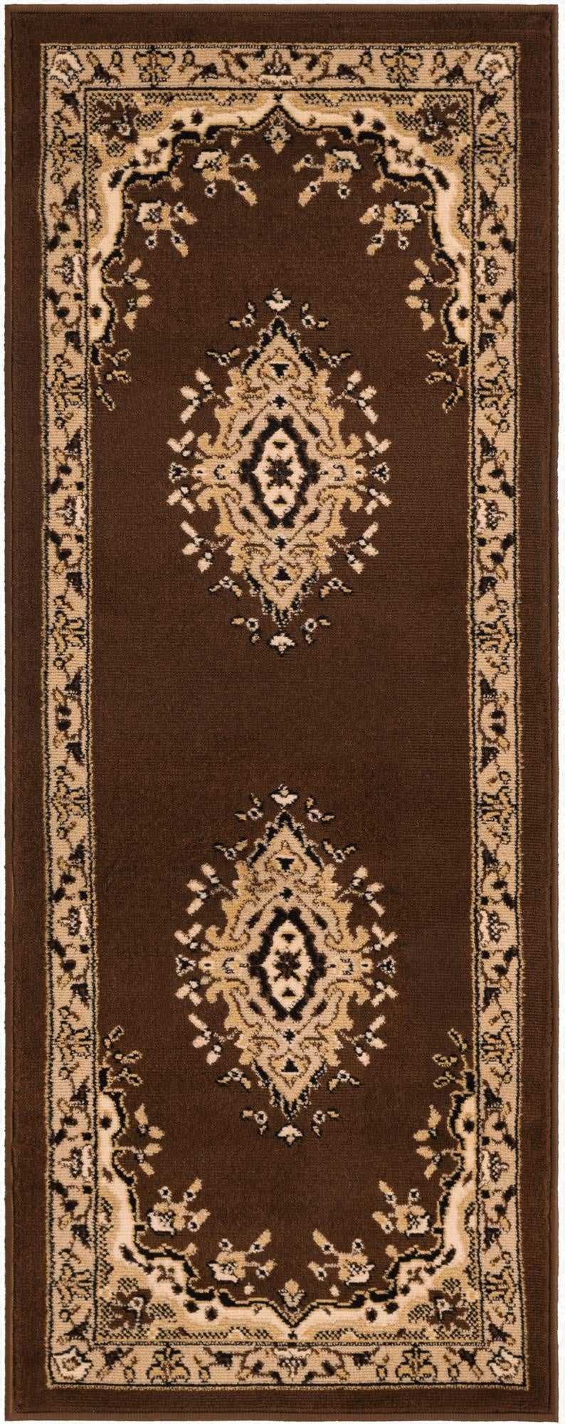 Primary image 2' x 5' 3 Mashad Design Runner Rug