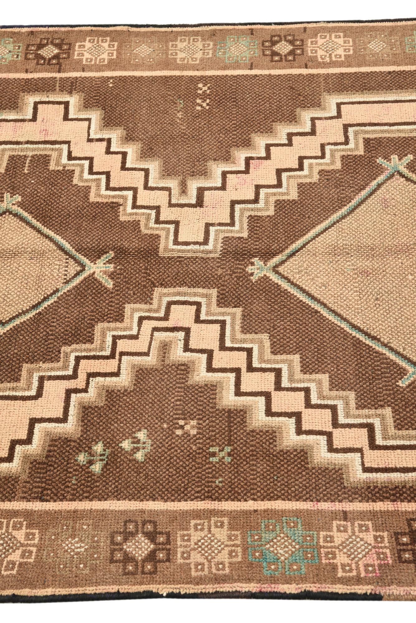 3' 5 x 6' 4 Hand Knotted Meshkin Persian Wool Runner Rug