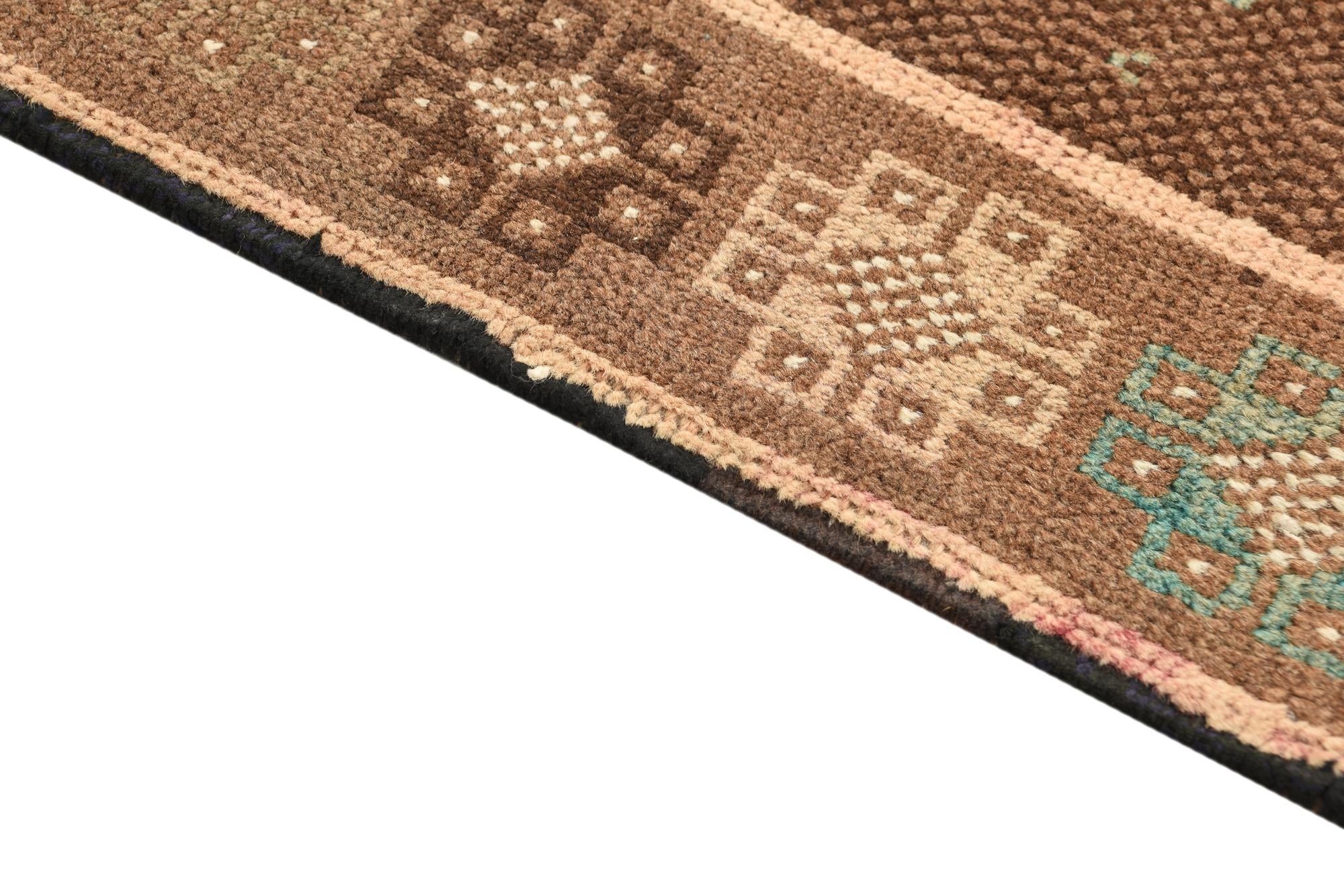 3' 5 x 6' 4 Hand Knotted Meshkin Persian Wool Runner Rug