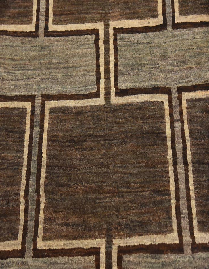 Detail image of 3' x 10' Hand Knotted Modern Ziegler Runner Rug