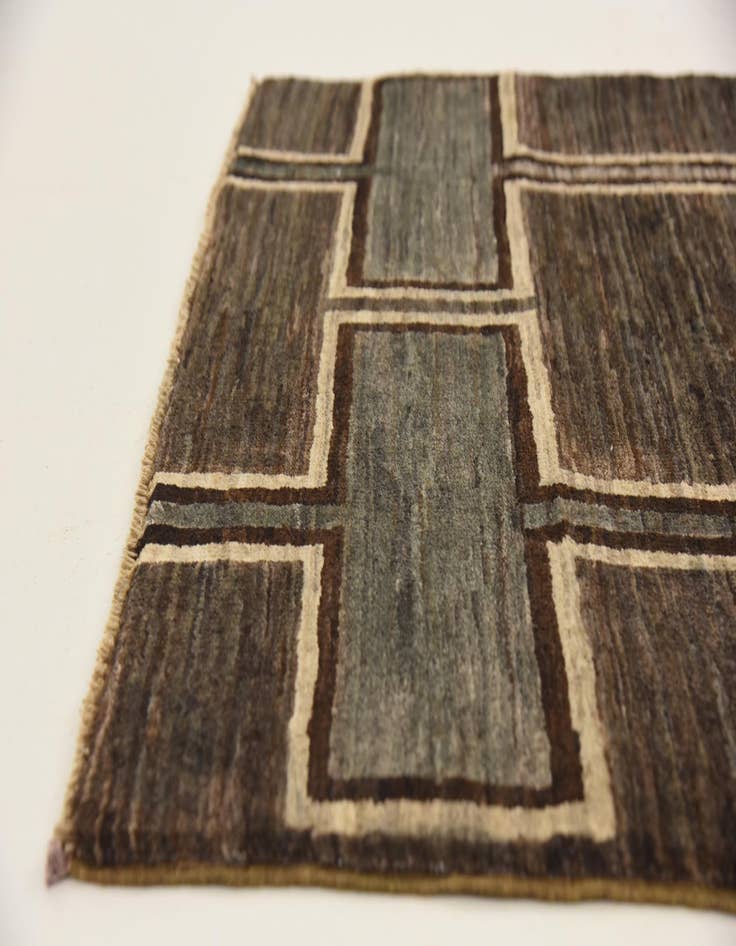 Detail image of 3' x 10' Hand Knotted Modern Ziegler Runner Rug