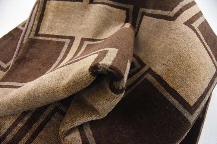 2' 8 x 10' Hand Knotted Modern Ziegler Runner Rug