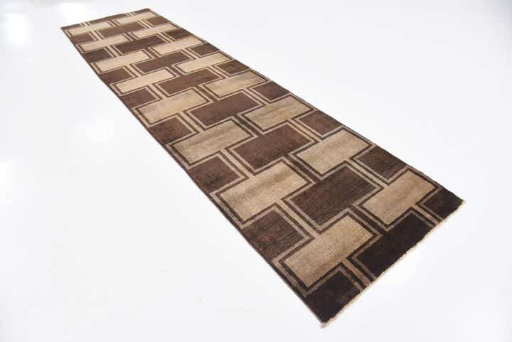 2' 8 x 10' Hand Knotted Modern Ziegler Runner Rug