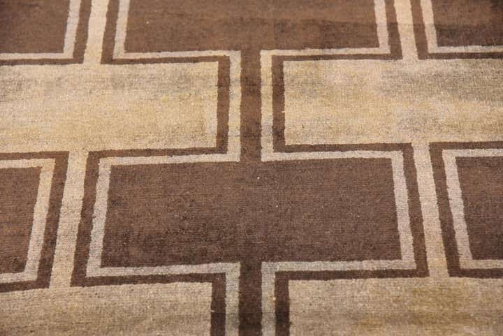 2' 8 x 10' Hand Knotted Modern Ziegler Runner Rug
