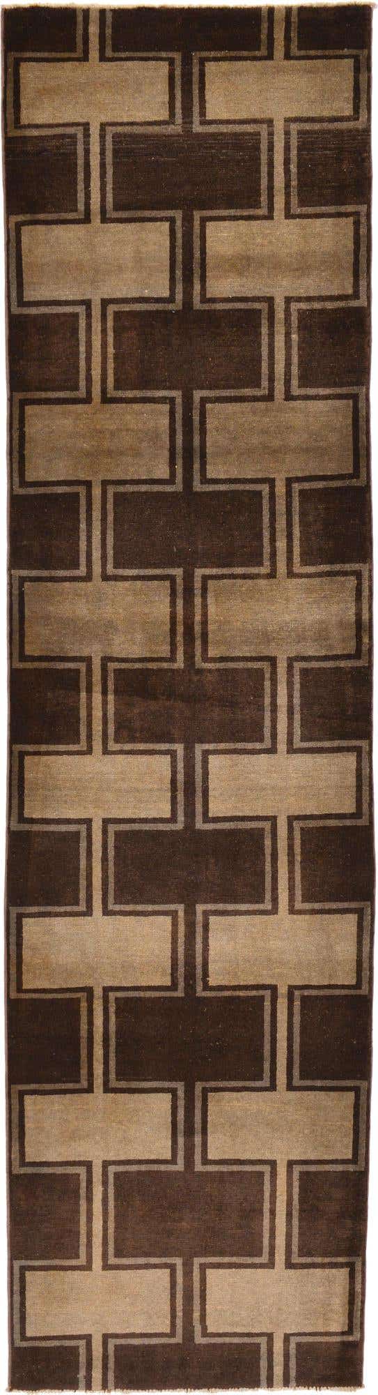 2' 8 x 10' Hand Knotted Modern Ziegler Runner Rug