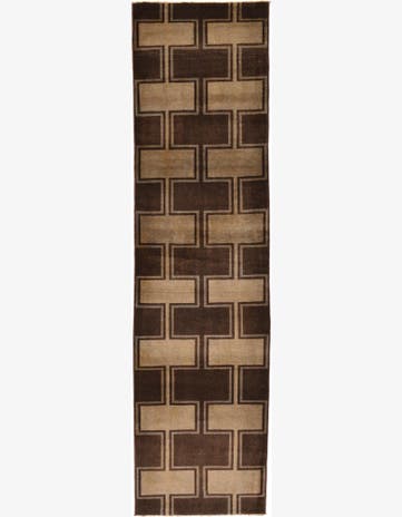 2' 8 x 10' Hand Knotted Modern Ziegler Runner Rug