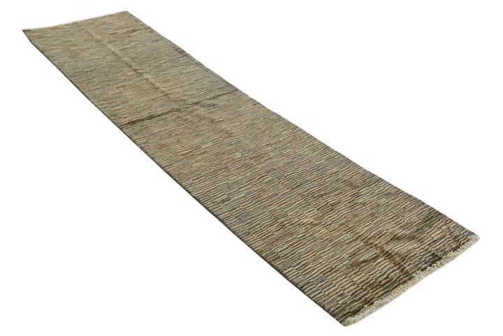 2' 1 x 8' 8 Hand Knotted Modern Ziegler Wool Runner Rug