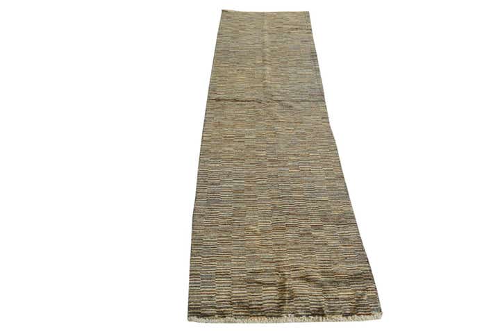 2' 1 x 8' 8 Hand Knotted Modern Ziegler Wool Runner Rug