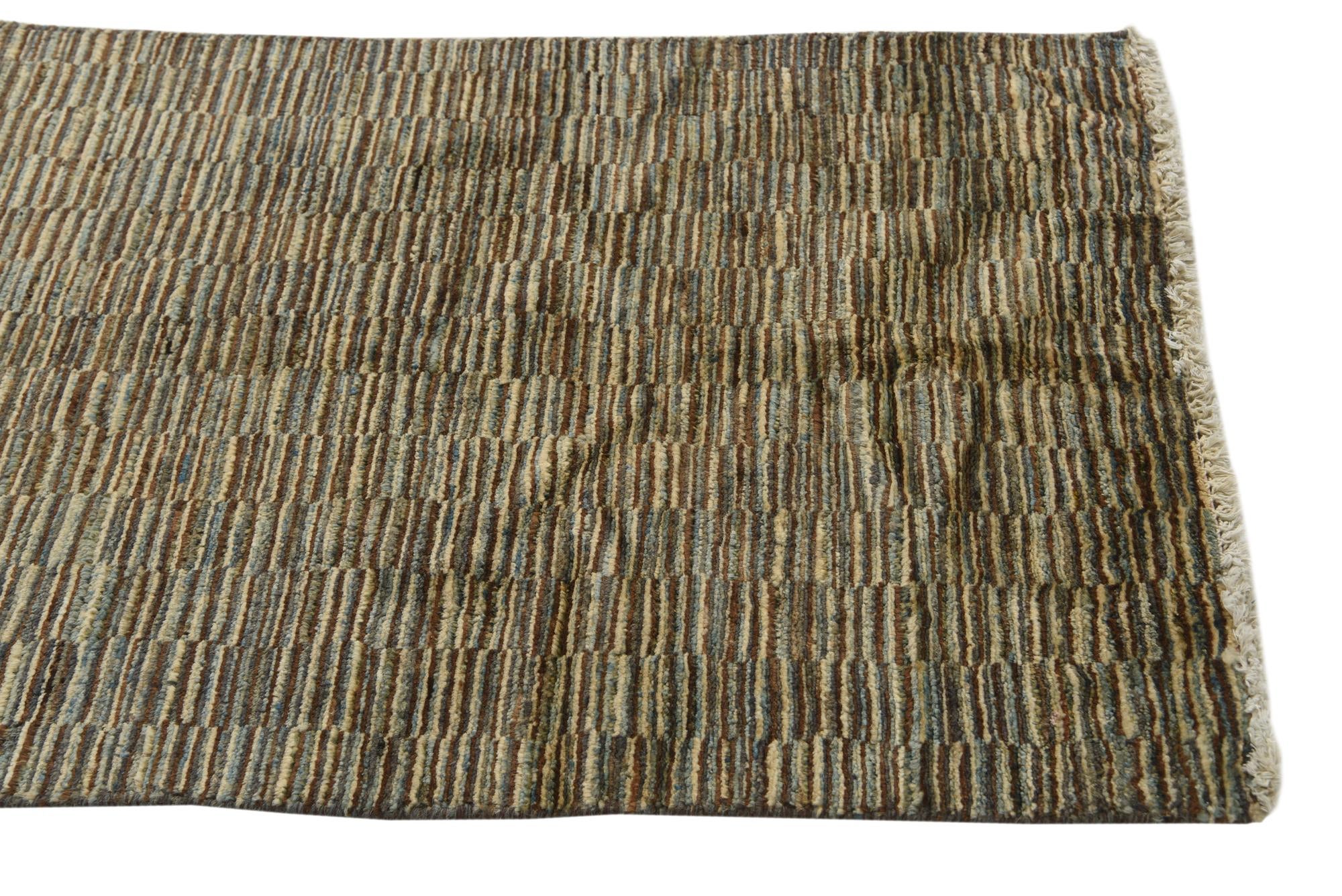 2' 1 x 8' 8 Hand Knotted Modern Ziegler Wool Runner Rug