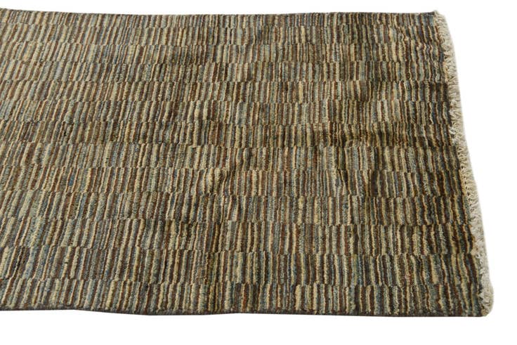 Detail image of 2' 1 x 8' 8 Hand Knotted Modern Ziegler Wool Runner Rug